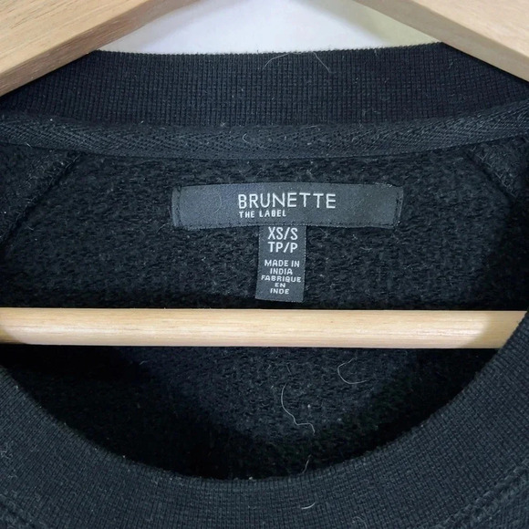 Brunette The  Label Classic Brunette Crew Neck Sweatshirt - Picture 11 of 11